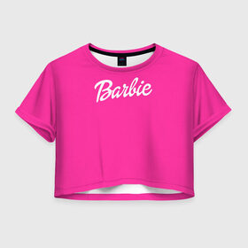 Женская футболка 3D укороченная с принтом Барби в Курске, 100% полиэстер | круглая горловина, длина футболки до линии талии, рукава с отворотами | Тематика изображения на принте: badgirl | barbie | beach party | beaches | bride | crew | girl | girlfriends | henparty | pink | power | princess | real girls | superbride | team | девичник | для влюбленных | для подруг | замуж | море | невеста | отдых | пляж | пляжная вечеринка | подру