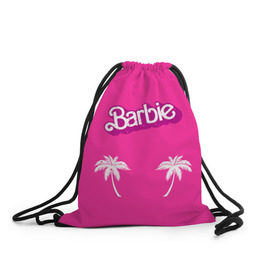 Рюкзак-мешок 3D с принтом Barbie пальмы в Курске, 100% полиэстер | плотность ткани — 200 г/м2, размер — 35 х 45 см; лямки — толстые шнурки, застежка на шнуровке, без карманов и подкладки | badgirl | barbie | beach party | beaches | bride | crew | girl | girlfriends | henparty | pink | power | princess | real girls | superbride | team | девичник | для влюбленных | для подруг | замуж | море | невеста | отдых | пляж | пляжная вечеринка | подру