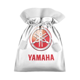 Подарочный 3D мешок с принтом Yamaha в Курске, 100% полиэстер | Размер: 29*39 см | Тематика изображения на принте: brand | car | japanese | logo | motorcycle | sign | yamaha | автомобиль | знак | логотип | марка | мотоцикл | ямаха | японская