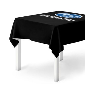 Скатерть 3D с принтом Subaru в Курске, 100% полиэстер (ткань не мнется и не растягивается) | Размер: 150*150 см | subaru | автомобиль | марка | машина | субару