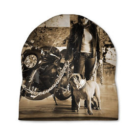 Шапка 3D с принтом Bulldog Yamaha в Курске, 100% полиэстер | универсальный размер, печать по всей поверхности изделия | brand | bulldog yamaha bt1100 bulldog | car | chain | dog | english | flag | girl | japanese | logo | motorcycle | sign | yamaha | автомобиль | английский | девушка | знак | логотип | марка | мотоцикл | собака | флаг | цепи | ямаха | японская