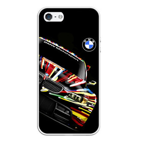 Чехол для iPhone 5/5S матовый с принтом BMW в Курске, Силикон | Область печати: задняя сторона чехла, без боковых панелей | bmw | авто | бмв | магина | марка