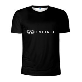 Мужская футболка 3D спортивная с принтом Infiniti в Курске, 100% полиэстер с улучшенными характеристиками | приталенный силуэт, круглая горловина, широкие плечи, сужается к линии бедра | авто | инфинити | марка | машина