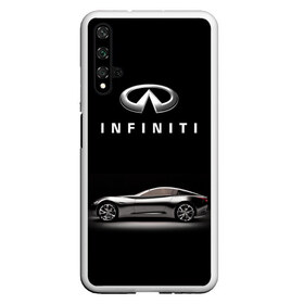 Чехол для Honor 20 с принтом Infiniti в Курске, Силикон | Область печати: задняя сторона чехла, без боковых панелей | Тематика изображения на принте: авто | инфинити | марка | машина