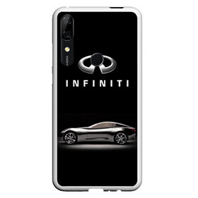 Чехол для Honor P Smart Z с принтом Infiniti в Курске, Силикон | Область печати: задняя сторона чехла, без боковых панелей | Тематика изображения на принте: авто | инфинити | марка | машина