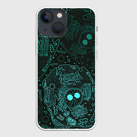 Чехол для iPhone 13 mini с принтом Клетки в Курске,  |  | doctor | биология | врач | деление | доктор | клетки | медик | медицина