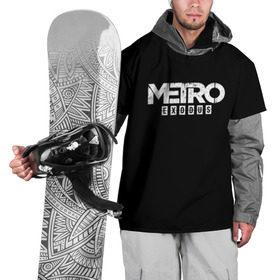Накидка на куртку 3D с принтом METRO: Exodus в Курске, 100% полиэстер |  | horror | metro | metro 2033 | redux | игра | метро | хоррор