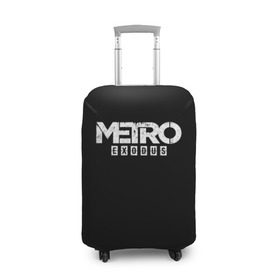 Чехол для чемодана 3D с принтом METRO: Exodus в Курске, 86% полиэфир, 14% спандекс | двустороннее нанесение принта, прорези для ручек и колес | horror | metro | metro 2033 | redux | игра | метро | хоррор