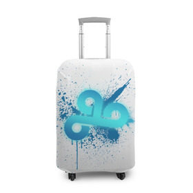 Чехол для чемодана 3D с принтом cs:go - Cloud9 (White collection) в Курске, 86% полиэфир, 14% спандекс | двустороннее нанесение принта, прорези для ручек и колес | 0x000000123 | cloud9 | cs go | white | кс го