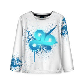 Детский лонгслив 3D с принтом cs:go - Cloud9 (White collection) в Курске, 100% полиэстер | длинные рукава, круглый вырез горловины, полуприлегающий силуэт
 | 0x000000123 | cloud9 | cs go | white | кс го