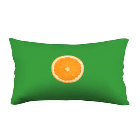 Подушка 3D антистресс с принтом Низкополигональный апельсин в Курске, наволочка — 100% полиэстер, наполнитель — вспененный полистирол | состоит из подушки и наволочки на молнии | Тематика изображения на принте: lowpoly | polygonal | апельсин | зеленый | оранджевый | полигон | полигональный | полигоны | яркий