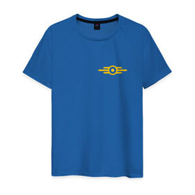 Мужская футболка хлопок с принтом vault 13 в Курске, 100% хлопок | прямой крой, круглый вырез горловины, длина до линии бедер, слегка спущенное плечо. | 1 | 13 | fallout | vault