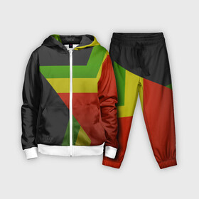 Детский костюм 3D с принтом Black Milk Black Rasta Star в Курске,  |  | 420 | black milk | bob marley | buds | color | jamaica | rasta | rastaman | snoop dogg | star | tricolor | боб марли | бошки | раста | триколор