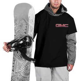 Накидка на куртку 3D с принтом GMC в Курске, 100% полиэстер |  | Тематика изображения на принте: gmc | дженерал моторс | логотип | машина