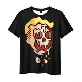 Мужская футболка 3D с принтом Vault boy - kamikaze в Курске, 100% полиэфир | прямой крой, круглый вырез горловины, длина до линии бедер | fallout | игры