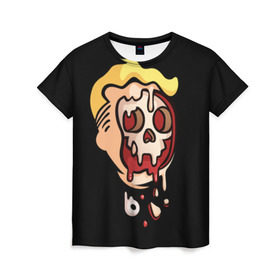 Женская футболка 3D с принтом Vault boy - kamikaze в Курске, 100% полиэфир ( синтетическое хлопкоподобное полотно) | прямой крой, круглый вырез горловины, длина до линии бедер | fallout | игры