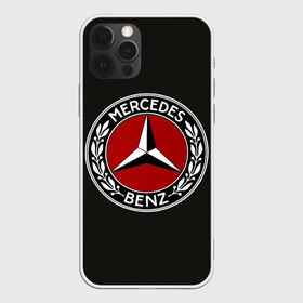 Чехол для iPhone 12 Pro Max с принтом Mercedes-Benz в Курске, Силикон |  | car | germany | logo | make | mercedes benz | автомобиль | германия | логотип | марка | мерседес бенц