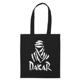 Сумка 3D повседневная с принтом Dakar в Курске, 100% полиэстер | Плотность: 200 г/м2; Размер: 34×35 см; Высота лямок: 30 см | dakar | desert | logo | race | rally | sign | гонки | дакар | знак | логотип | пустыня | ралли