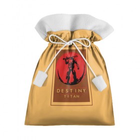 Подарочный 3D мешок с принтом Titan в Курске, 100% полиэстер | Размер: 29*39 см | Тематика изображения на принте: destiny | destiny 2 | дестени | космос