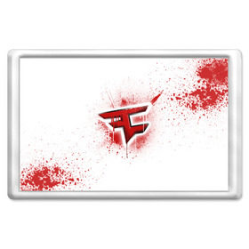 Магнит 45*70 с принтом cs:go - FaZe clan (White collection) в Курске, Пластик | Размер: 78*52 мм; Размер печати: 70*45 | cs go | faze | white | кс го | фейз