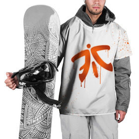 Накидка на куртку 3D с принтом cs:go - Fnatic (White collection) в Курске, 100% полиэстер |  | cs go | fnatic | кс го | фнатик