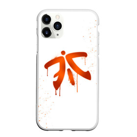 Чехол для iPhone 11 Pro матовый с принтом csgo - Fnatic (White collection) в Курске, Силикон |  | cs go | fnatic | кс го | фнатик