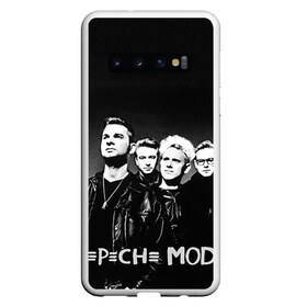 Чехол для Samsung Galaxy S10 с принтом Depeche mode в Курске, Силикон | Область печати: задняя сторона чехла, без боковых панелей | Тематика изображения на принте: альтернативный рок | вестник моды | винс кларк | депеш мод | депешмод | дэйв гаан | индастриал рок | мартин гор | синти поп | электроник рок | энди флетчер