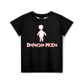Детская футболка 3D с принтом DM: Playing the angel в Курске, 100% гипоаллергенный полиэфир | прямой крой, круглый вырез горловины, длина до линии бедер, чуть спущенное плечо, ткань немного тянется | Тематика изображения на принте: depeche mode