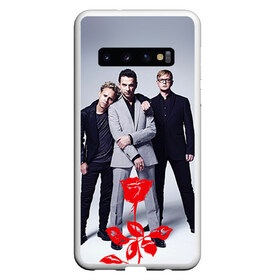 Чехол для Samsung Galaxy S10 с принтом Depeche mode в Курске, Силикон | Область печати: задняя сторона чехла, без боковых панелей | Тематика изображения на принте: альтернативный рок | вестник моды | винс кларк | депеш мод | депешмод | дэйв гаан | индастриал рок | мартин гор | синти поп | электроник рок | энди флетчер