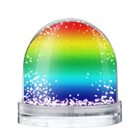 Снежный шар с принтом Радуга (Витражный Градиент) в Курске, Пластик | Изображение внутри шара печатается на глянцевой фотобумаге с двух сторон | gradient | rainbow | витраж | градиент | радуга