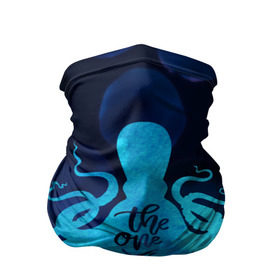Бандана-труба 3D с принтом крутой осьминог в Курске, 100% полиэстер, ткань с особыми свойствами — Activecool | плотность 150‒180 г/м2; хорошо тянется, но сохраняет форму | вода | море | океан | осьминог | подводный мир | рыбы
