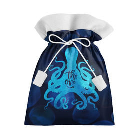Подарочный 3D мешок с принтом крутой осьминог в Курске, 100% полиэстер | Размер: 29*39 см | вода | море | океан | осьминог | подводный мир | рыбы