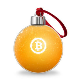 Ёлочный шар с принтом Bitcoin - Биткоин в Курске, Пластик | Диаметр: 77 мм | Тематика изображения на принте: bitcoin | ethereum | litecoin | биткоин | интернет | крипта | криптовалюта | лайткоин | майнинг | технологии | эфир