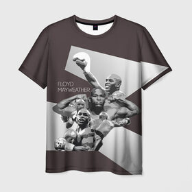 Мужская футболка 3D с принтом Мейвезер Флойд 14 в Курске, 100% полиэфир | прямой крой, круглый вырез горловины, длина до линии бедер | floyd mayweather | floyd sinclair | ibf | wba | wbc | wbo | бокс. | мейвезер флойд | флойд синклер