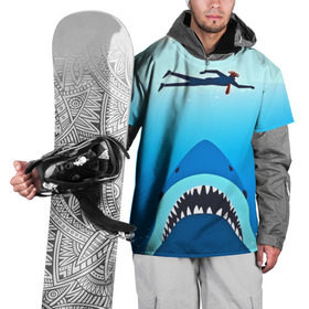 Накидка на куртку 3D с принтом Акула в Курске, 100% полиэстер |  | 3d | акула | арт | животные | море | плавание | природа | рыбы | спорт | хищники