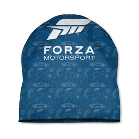 Шапка 3D с принтом Forza Motorsport в Курске, 100% полиэстер | универсальный размер, печать по всей поверхности изделия | Тематика изображения на принте: car | crew | dirt | flatout | grid | need | nfs | race | speed | гонки | машина | скорость