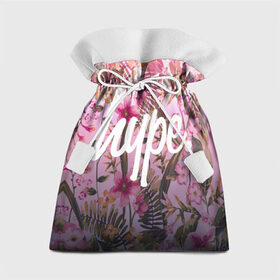 Подарочный 3D мешок с принтом Hype Flowers в Курске, 100% полиэстер | Размер: 29*39 см | fashion | glamour | hawaii | hype | style | tropic | вечеринка | гаваи | гламур | джунгли | клуб | мода | немножечко | пальмы | пафос | стиль | тренд | тропики | хайп | хайпанем | цветок | цветы