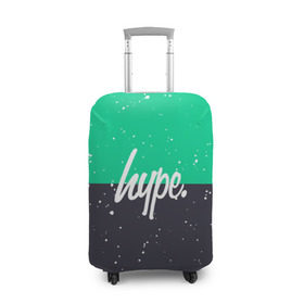 Чехол для чемодана 3D с принтом Gray Green в Курске, 86% полиэфир, 14% спандекс | двустороннее нанесение принта, прорези для ручек и колес | 420 | black milk | buds | hype | weed | брызги | зеленый | краска | пятна | серый | стиль | текстура | узор | хайп | черное молоко | шишки