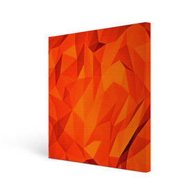 Холст квадратный с принтом Orange geometry в Курске, 100% ПВХ |  | Тематика изображения на принте: abstraction | абстракция | геометрия | грани | линии | полигоны | сочетания | текстура | треугольники