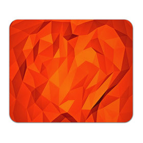 Коврик прямоугольный с принтом Orange geometry в Курске, натуральный каучук | размер 230 х 185 мм; запечатка лицевой стороны | abstraction | абстракция | геометрия | грани | линии | полигоны | сочетания | текстура | треугольники