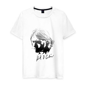 Мужская футболка хлопок с принтом Курт Кобейн автограф в Курске, 100% хлопок | прямой крой, круглый вырез горловины, длина до линии бедер, слегка спущенное плечо. |  kurt cobain |  nirvana |  курт кобейн | нирвана
