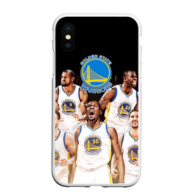 Чехол для iPhone XS Max матовый с принтом Golden State Warriors 5 в Курске, Силикон | Область печати: задняя сторона чехла, без боковых панелей | draymond green | golden state warriors | klay thompson | nba | stephen curry | голден стэйт уорриорз | дрэймонд грин | клей томпсон | стефен карри