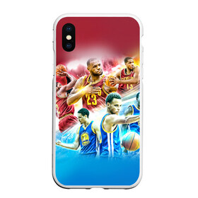 Чехол для iPhone XS Max матовый с принтом Golden State Warriors 7 в Курске, Силикон | Область печати: задняя сторона чехла, без боковых панелей | draymond green | golden state warriors | klay thompson | nba | stephen curry | голден стэйт уорриорз | дрэймонд грин | клей томпсон | стефен карри