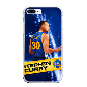 Чехол для iPhone 7Plus/8 Plus матовый с принтом Golden State Warriors 8 в Курске, Силикон | Область печати: задняя сторона чехла, без боковых панелей | golden state warriors | nba | stephen curry | голден стэйт уорриорз | стефен карри