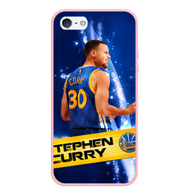 Чехол для iPhone 5/5S матовый с принтом Golden State Warriors 8 в Курске, Силикон | Область печати: задняя сторона чехла, без боковых панелей | golden state warriors | nba | stephen curry | голден стэйт уорриорз | стефен карри