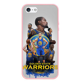 Чехол для iPhone 5/5S матовый с принтом Golden State Warriors 9 в Курске, Силикон | Область печати: задняя сторона чехла, без боковых панелей | draymond green | golden state warriors | klay thompson | nba | stephen curry | голден стэйт уорриорз | дрэймонд грин | клей томпсон | стефен карри