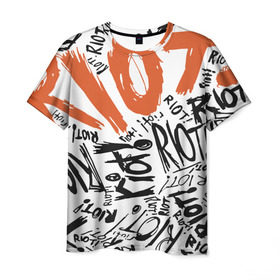 Мужская футболка 3D с принтом Paramore 1 в Курске, 100% полиэфир | прямой крой, круглый вырез горловины, длина до линии бедер | hayley williams | paramore | парамор | хейли уильямс