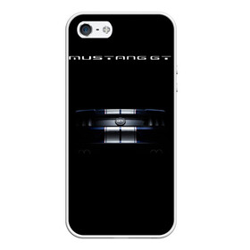 Чехол для iPhone 5/5S матовый с принтом Ford Mustang GT в Курске, Силикон | Область печати: задняя сторона чехла, без боковых панелей | cobra | ford | gt | mustang | shelby | гт | мустанг | форд