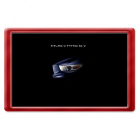 Магнит 45*70 с принтом Ford Mustang GT 2 в Курске, Пластик | Размер: 78*52 мм; Размер печати: 70*45 | Тематика изображения на принте: cobra | ford | gt | mustang | shelby