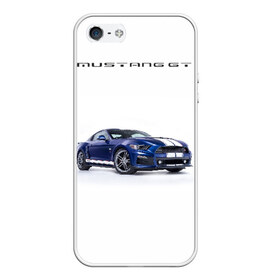 Чехол для iPhone 5/5S матовый с принтом Ford Mustang GT 3 в Курске, Силикон | Область печати: задняя сторона чехла, без боковых панелей | ford | gt | mustang | shelby | мустанг | форд | шэлби